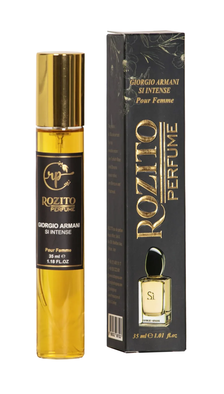 Rozito Fragrance cologne Giorgio Armani SI Intense