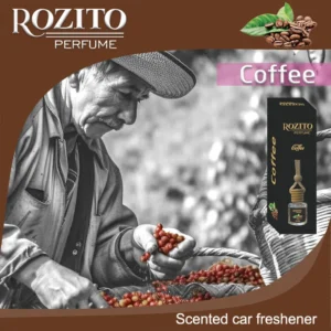 Car air freshener with coffee scent