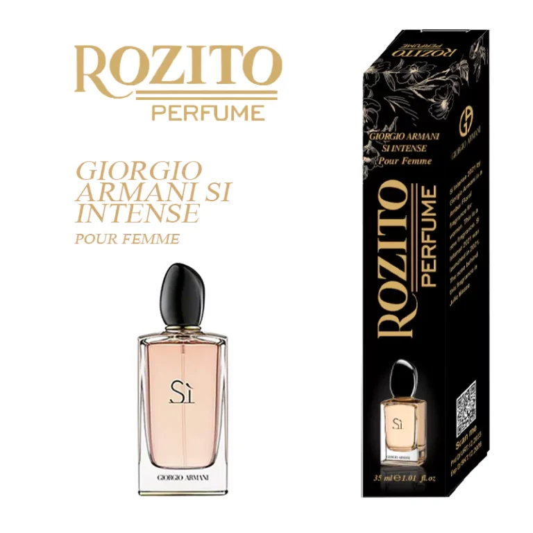 Rozito Fragrance cologne Giorgio Armani SI Intense