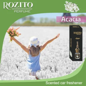 Car freshener with acacia flower scent