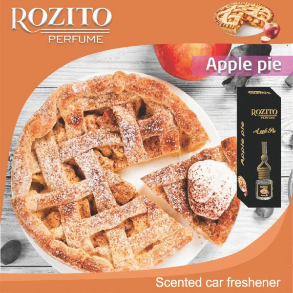 Car air freshener with apple pie scent