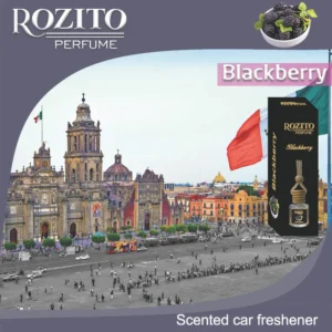 Car freshener with blackberry scent