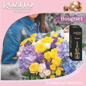 Car freshener with bouquet scent