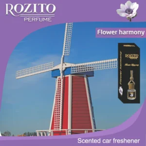 Car air freshener with harmony flower scent