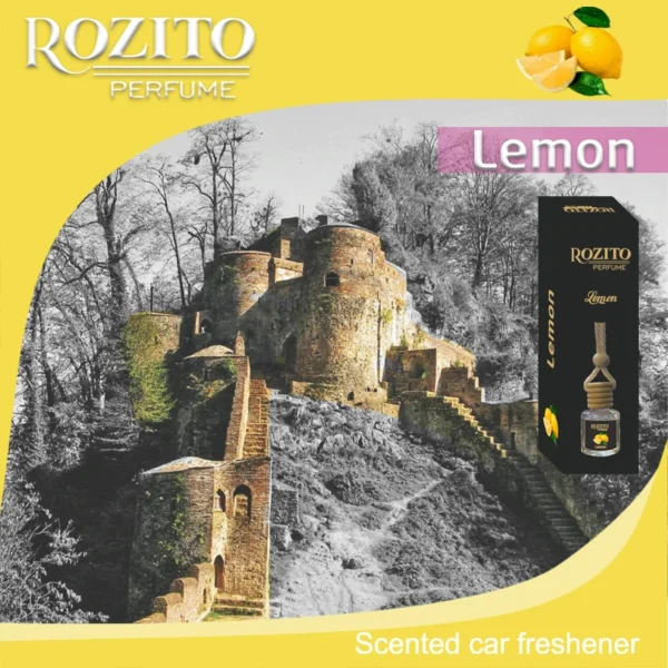 Car freshener with lemon scent