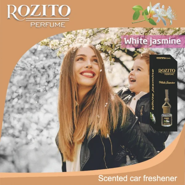 Car freshener with white jasmine scent